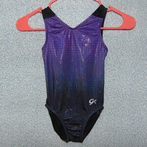 GK Shiny Purple Black Ombre Leotard CM
